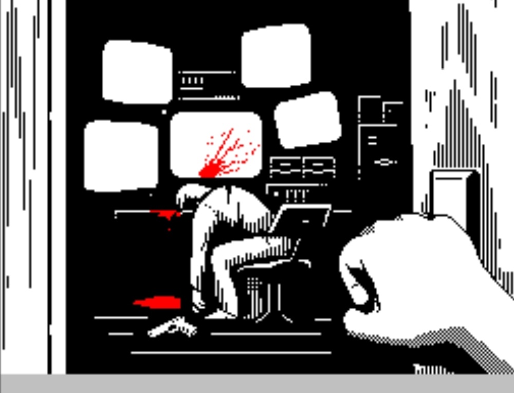 Глюк возле своих компьютеров