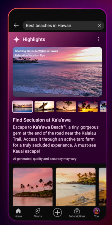 YouTube добавляет карусель результатов поиска в стиле AI Overviews - 2 YouTube добавляет карусель результатов поиска в стиле AI Overviews - 2