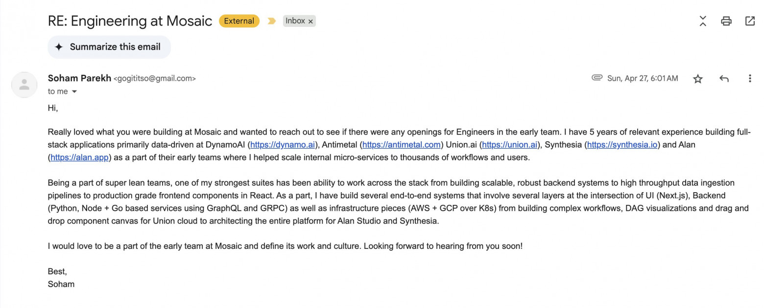 Стартаперы с удивлением обнаружили, что нанимали одного и того же индуса - 4 Стартаперы с удивлением обнаружили, что нанимали одного и того же индуса - 4