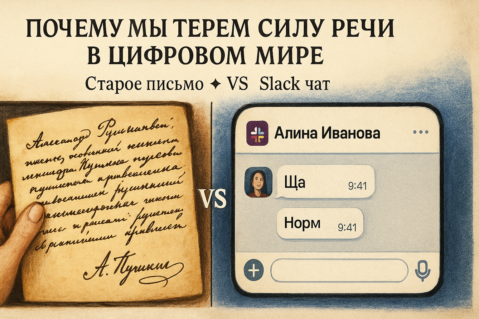 Почему мы теряем силу речи в цифровом мире - 1