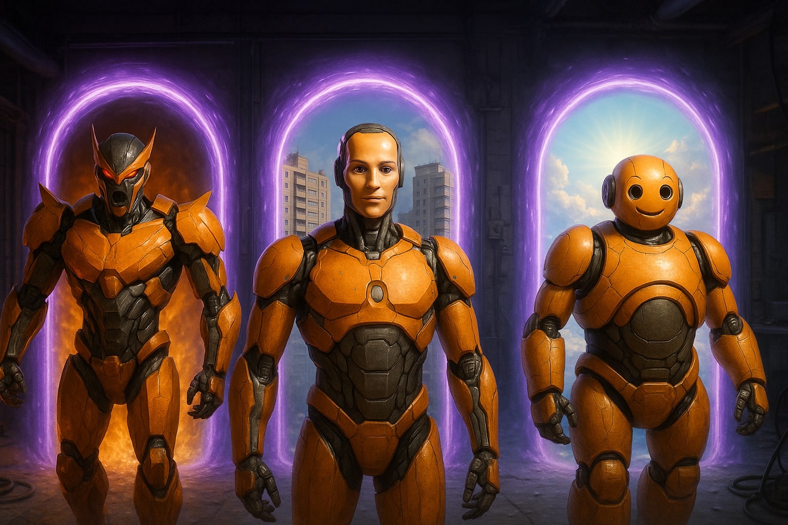 Три письма из мультивселенной: какое будущее с ИИ мы выберем? - 1 Три письма из мультивселенной: какое будущее с ИИ мы выберем? - 1