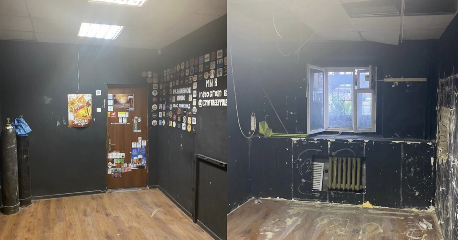 Часто прошлые арендаторы, съезжая, предоставляют широкие возможности для воплощения дизайнерских идей