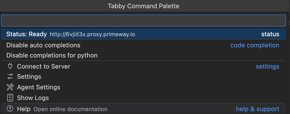 Как задеплоить Tabby — open-source альтернативу GitHub Copilot — в PrimeWay - 11