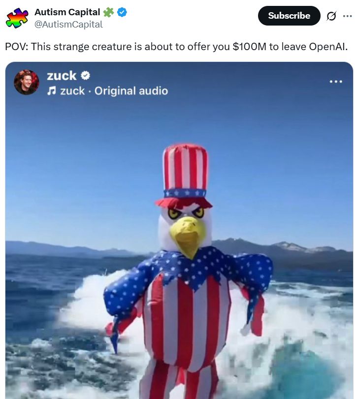 Илон Маск создал новую партию, а Цукерберг продолжает повышать ставки в битве за AI-таланты - 9