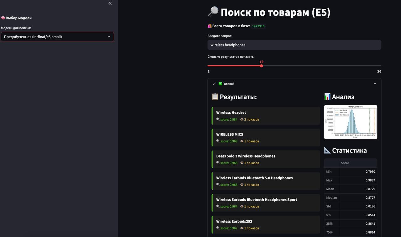 Собираем MVP product search: дообучение E5 и веб-сервис для сравнения поисковых выдач - 11 Собираем MVP product search: дообучение E5 и веб-сервис для сравнения поисковых выдач - 11