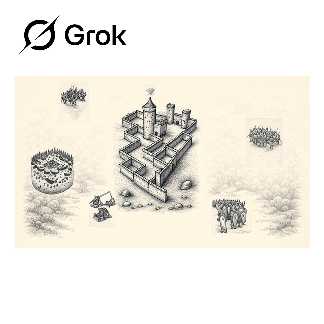 Сборка композиции с помощью Grok