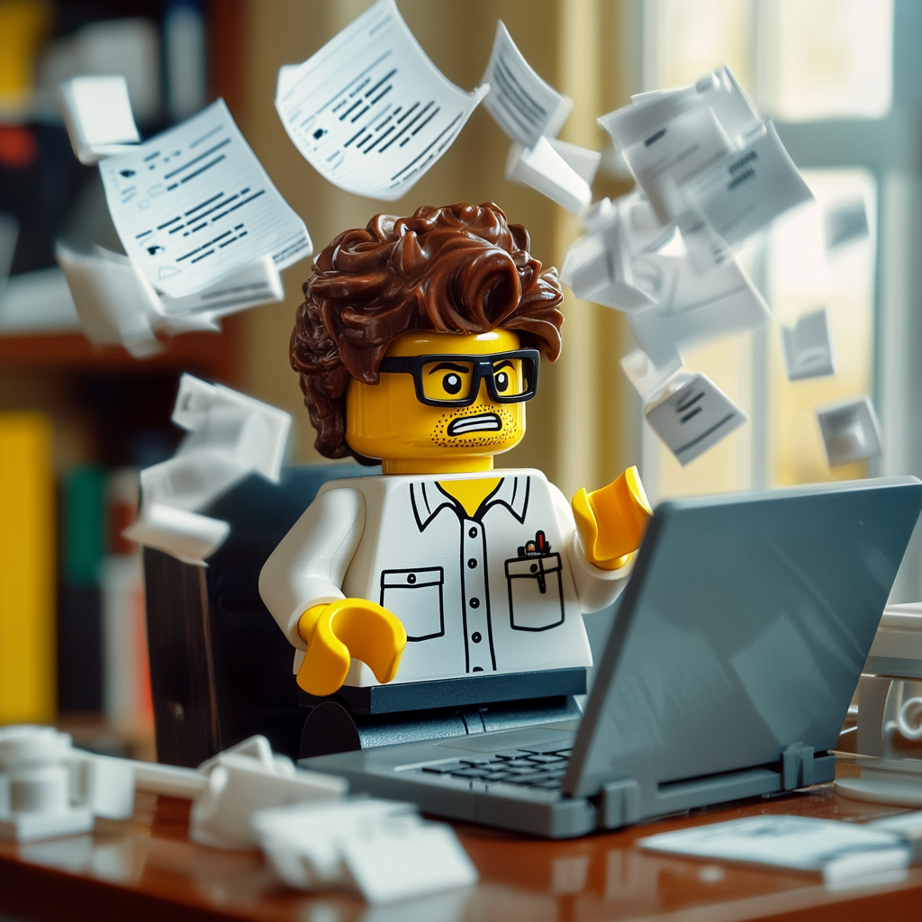 Аналитик сталкивается с конфаундингом. Сгенерировано Midjourney