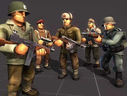 Персонажи Polygon Blacksmith