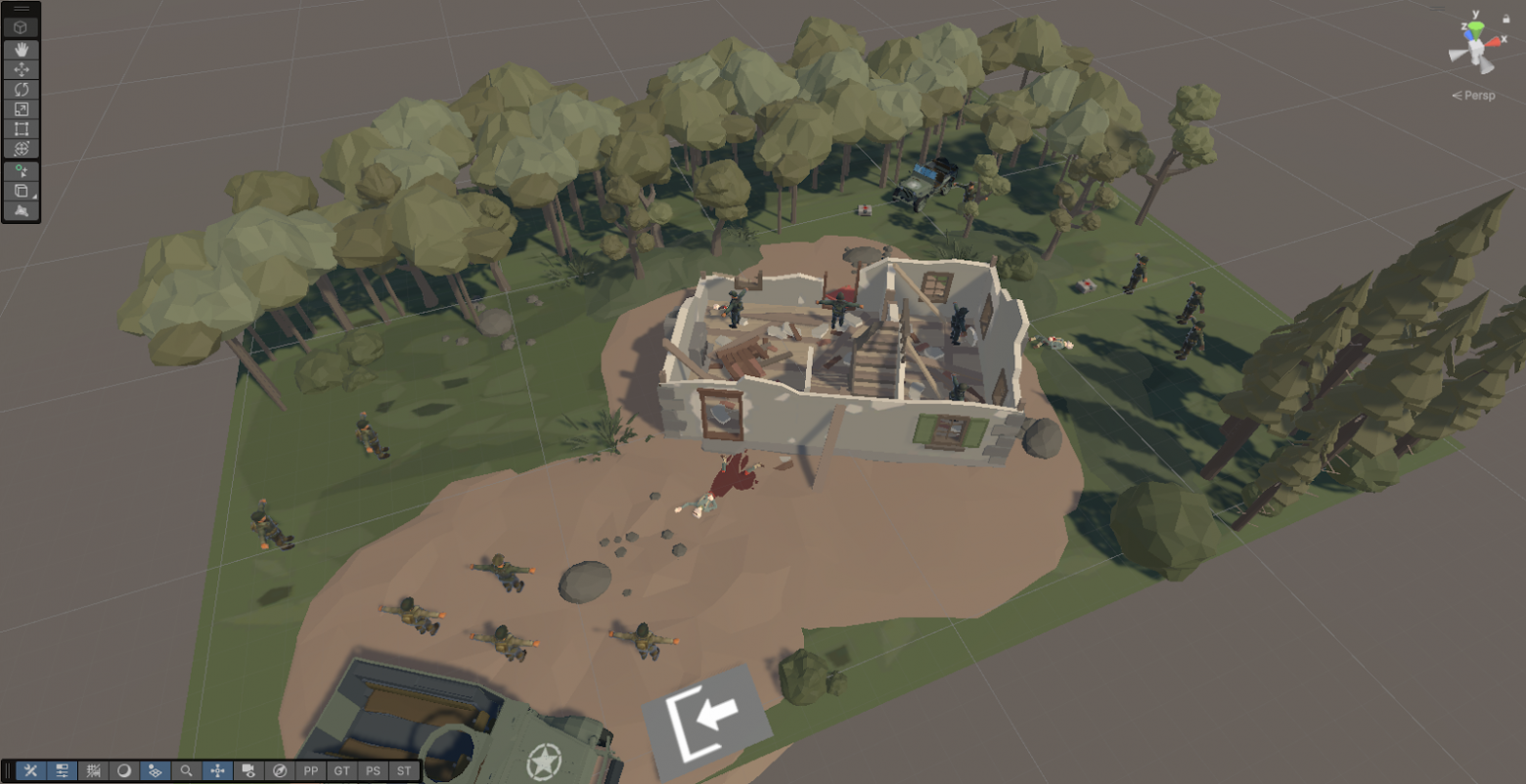 Сцена из ремастера