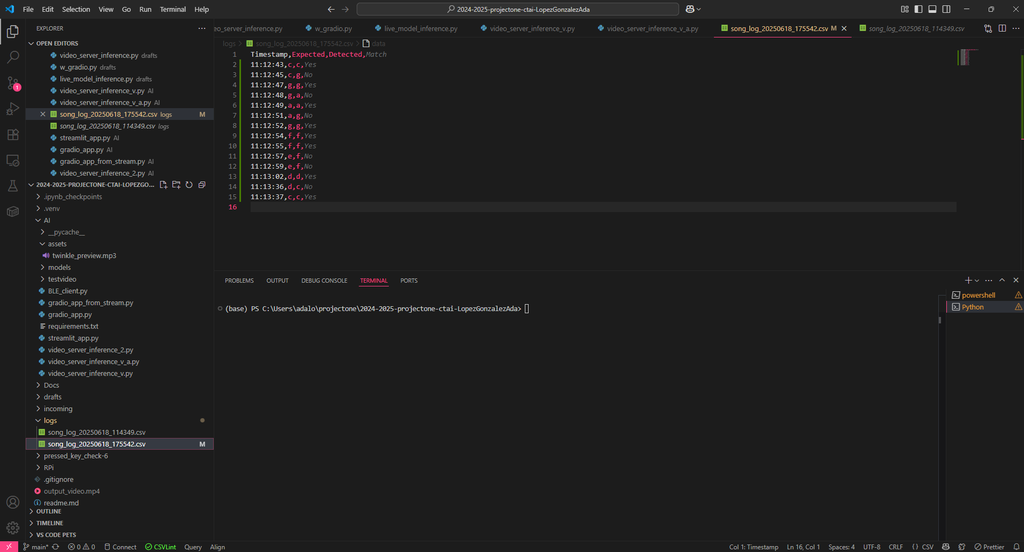Logging and Accuracy Tracking