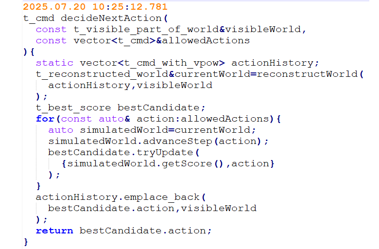 Переработанный вариант с улучшенным именованием методов/параметров/функций/переменных