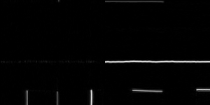  Вертикальные границы (Sobel X)  и  Горизонтальные границы (Sobel Y)