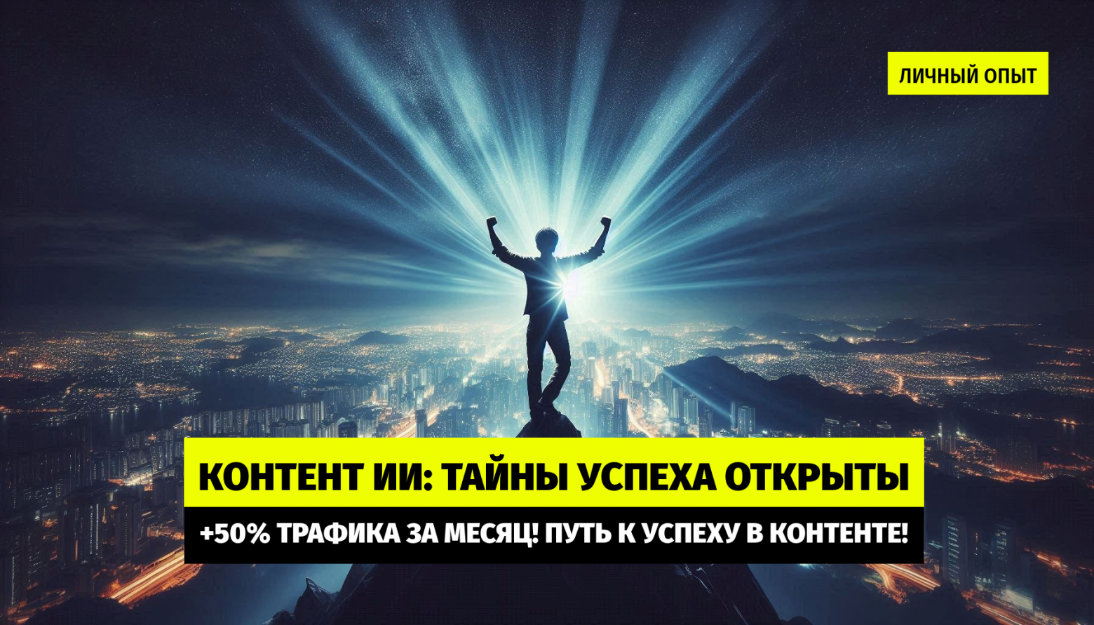 Как увеличить трафик на 50% за месяц с ИИ: опыт, ошибки и уроки.