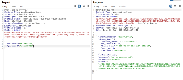 Рисунок 6 – Вход после сброса пароля.