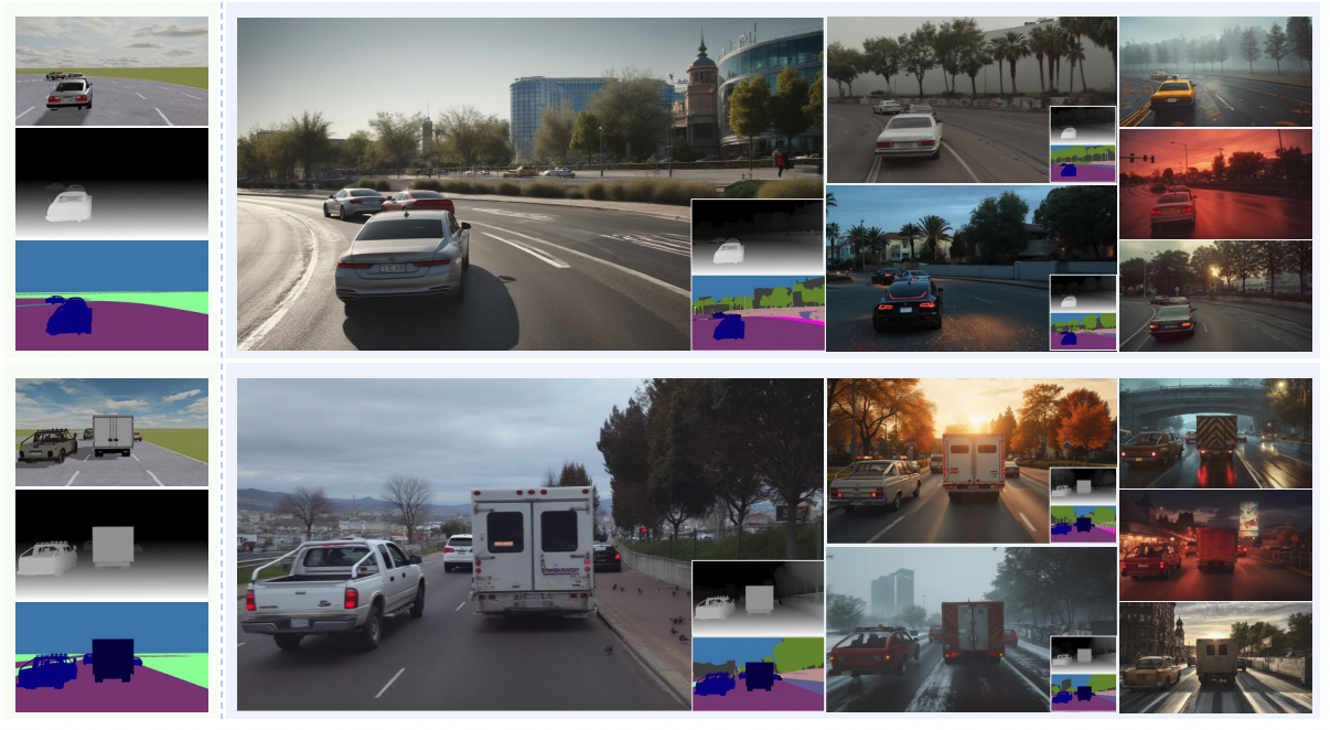 Визуализация различных сценариев в симуляции