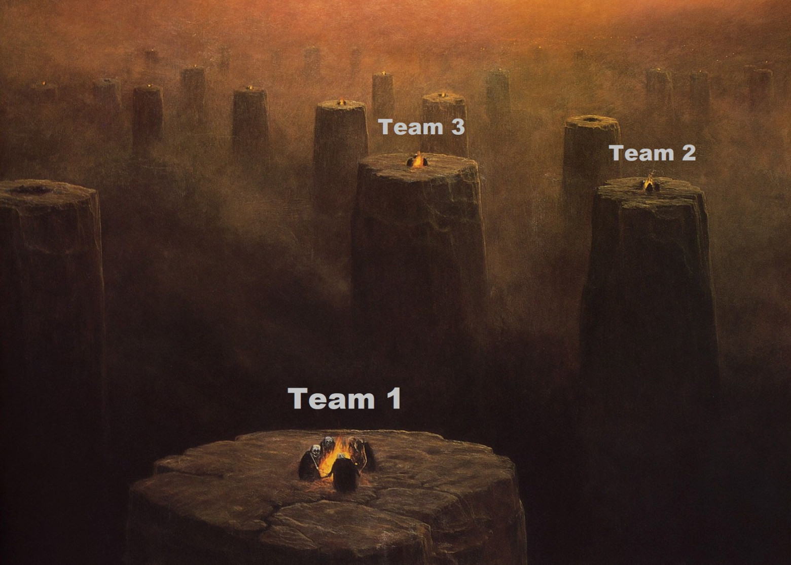 Постоянно вспоминаю эту картину (Zdzisław Beksiński)