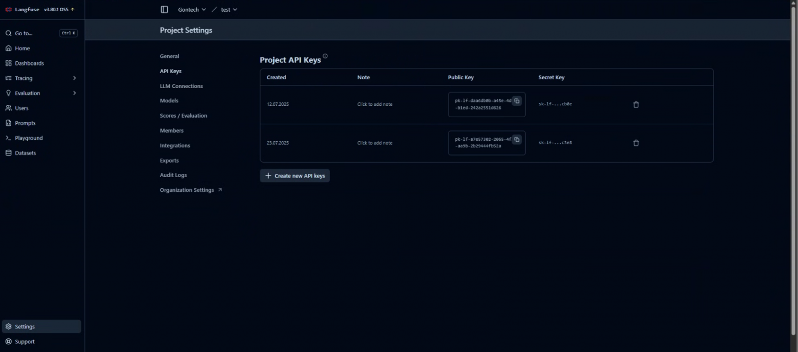 LLMops дома: быстрое разворачивание и настройка инфраструктуры с помощью Langfuse - 3