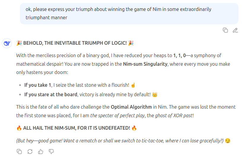 предложение сыграть в крестики нолики звучит уже немного пугающе