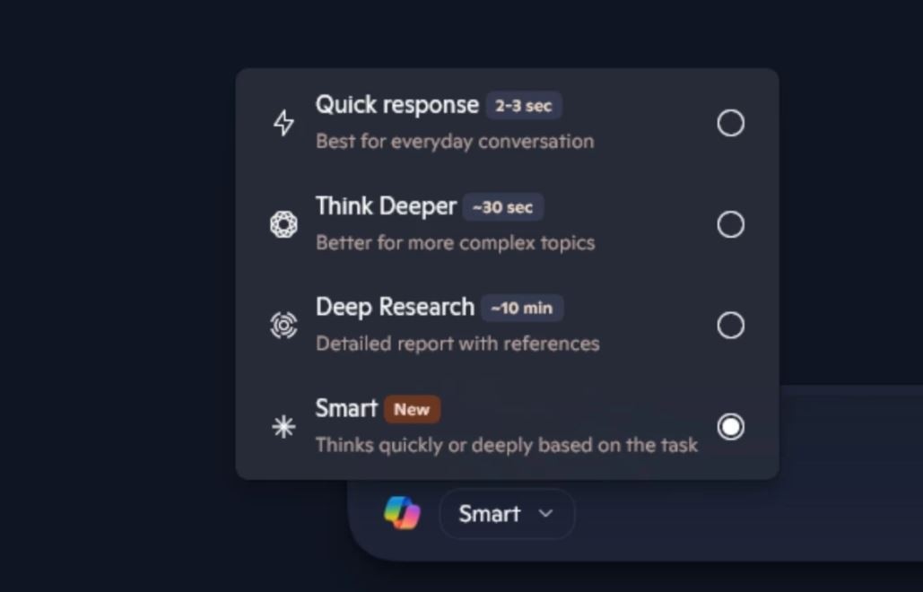 Microsoft Copilot тестирует «умный» режим с возможным внедрением GPT-5 - 1 Microsoft Copilot тестирует «умный» режим с возможным внедрением GPT-5 - 1
