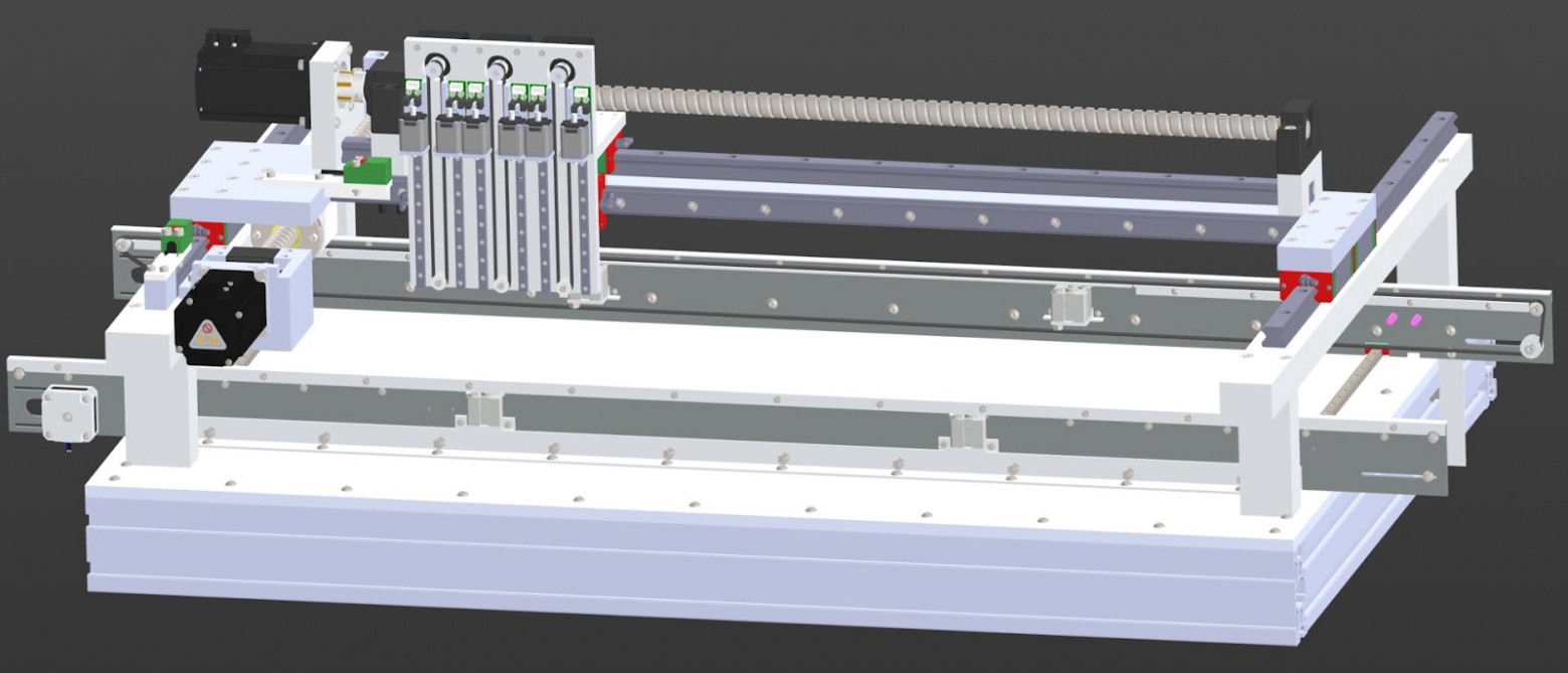 Рендер одного из элементов системы монтажа печатных плат
