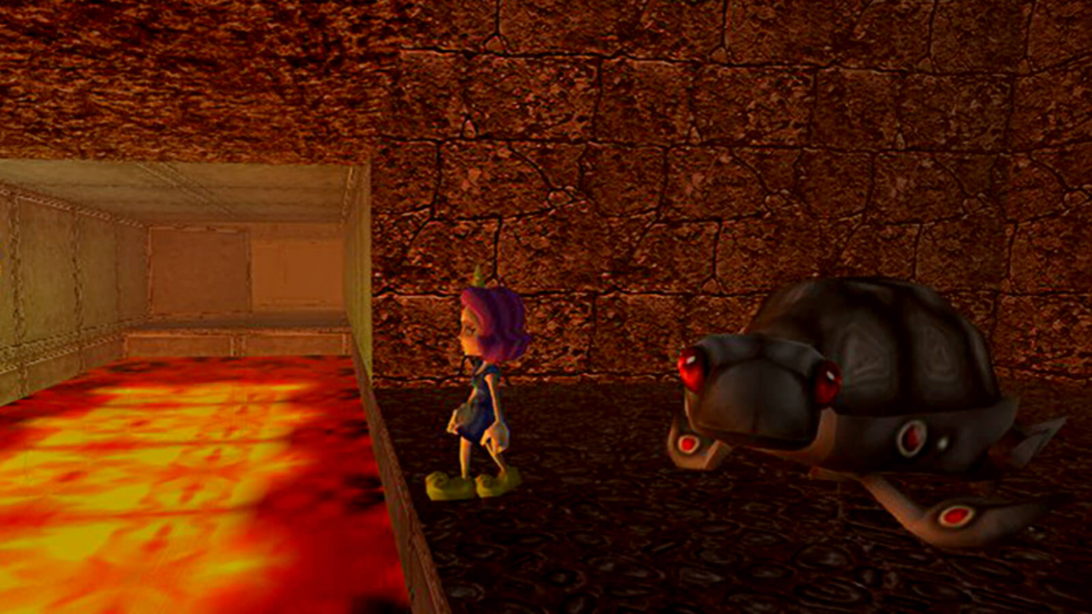 Те самые лавовые черепахи, без которых не получится преодолеть лавовую реку