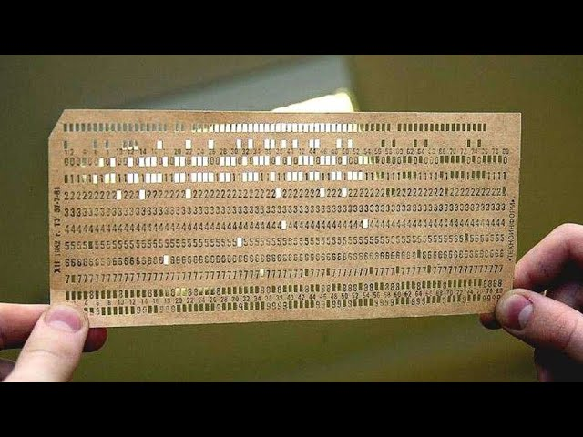 Перфокарта. Источник.