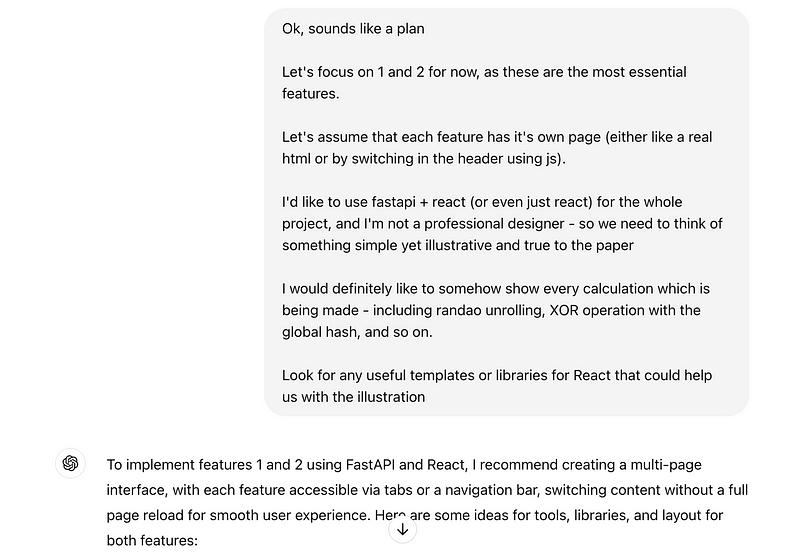 выбор стека с GPT (уровень нуба)