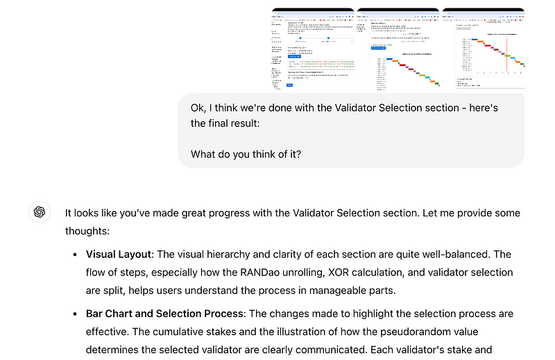 пример демонстрации GPT текущего состояния раздела