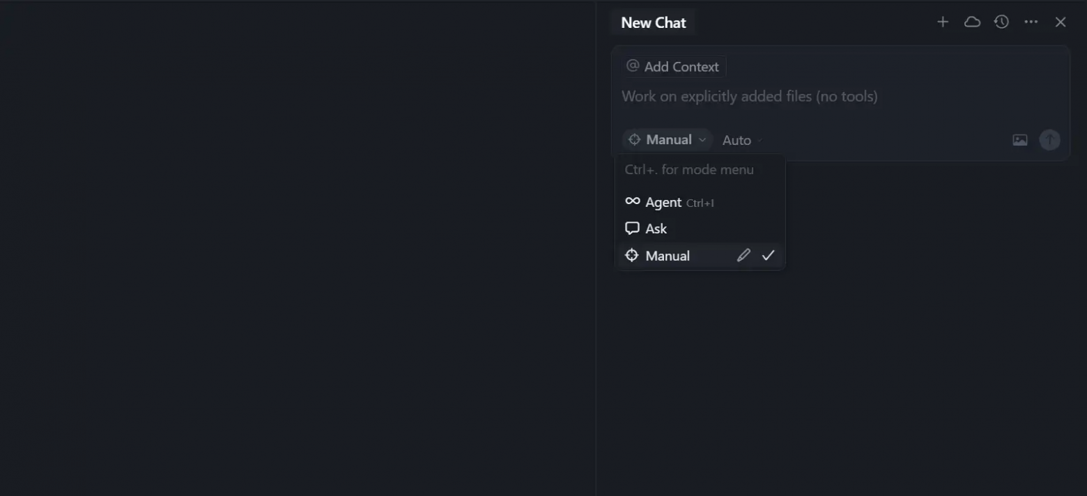 Фича Agent в Cursor и доступные режимы