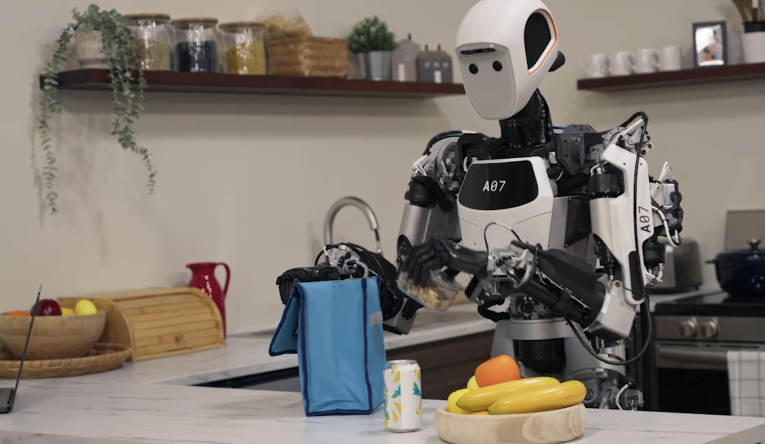 На сайте можно помотреть полное видео с возможностями робота