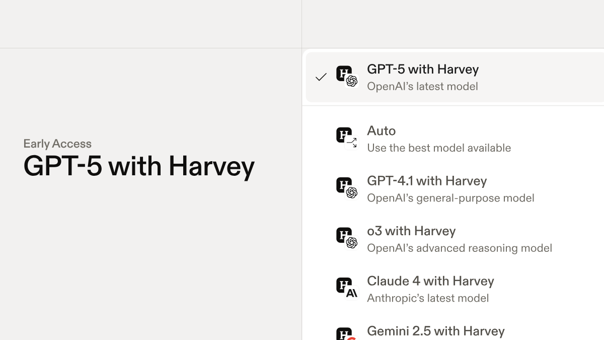 Harvey AI уже интегрировали GPT-5 в свой продукт