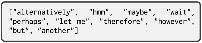 Словарь слов для размышления, который использует DeepSeek-R1