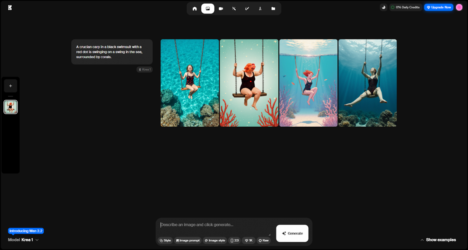 Krea AI: подробный обзор нейросети для генерации изображений и видео по тексту - 4 Krea AI: подробный обзор нейросети для генерации изображений и видео по тексту - 4