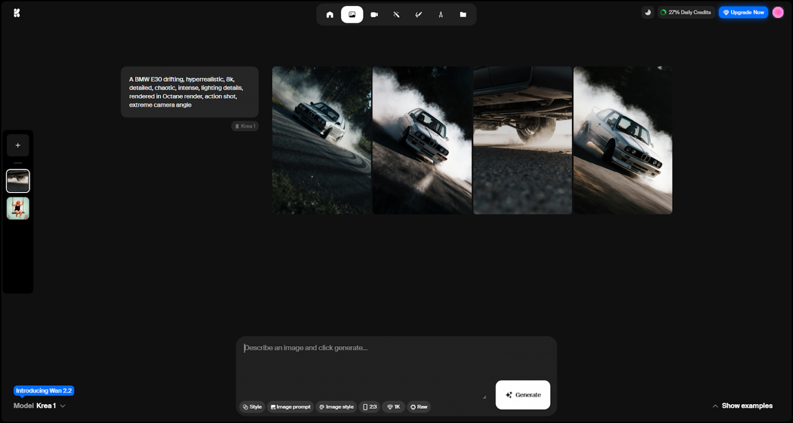 Krea AI: подробный обзор нейросети для генерации изображений и видео по тексту - 5 Krea AI: подробный обзор нейросети для генерации изображений и видео по тексту - 5