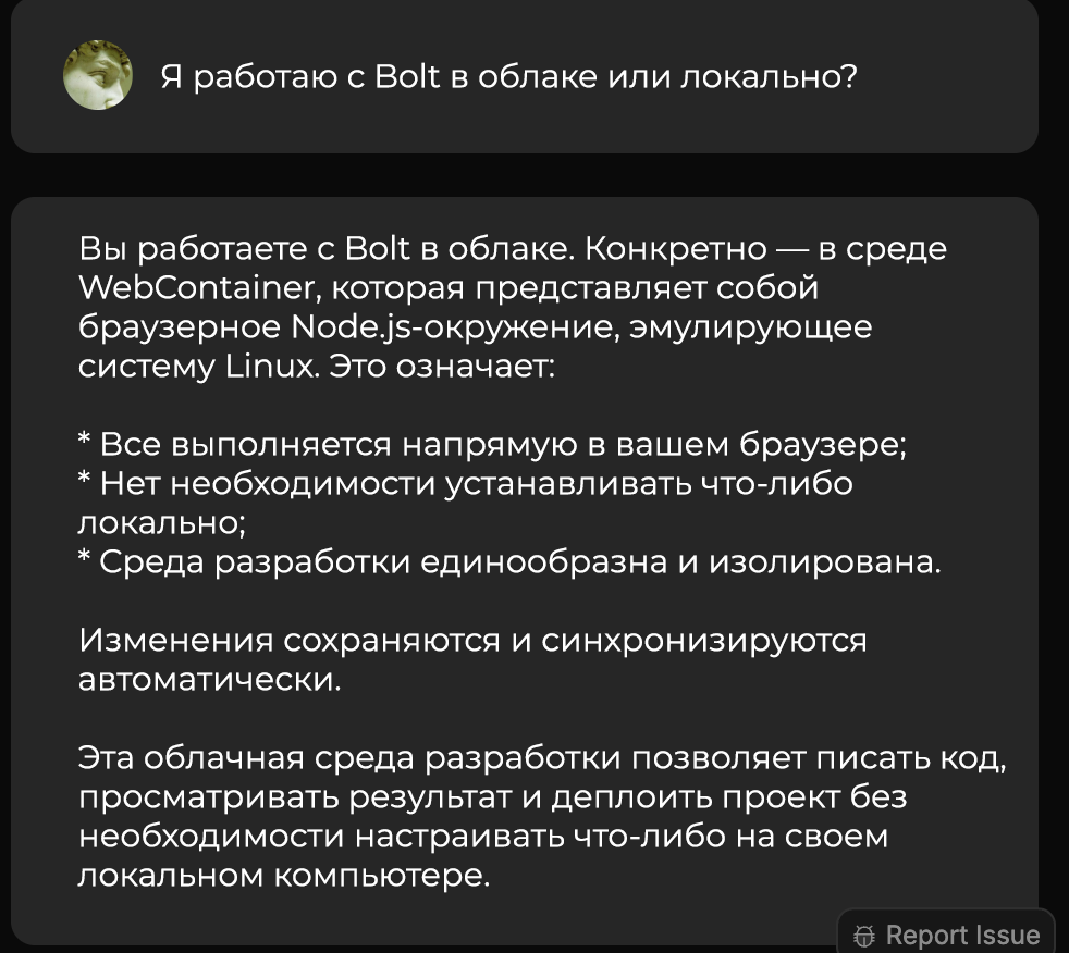 Знакомство с Bolt: подходит ли этот инструмент профессиональным разработчикам? - 5