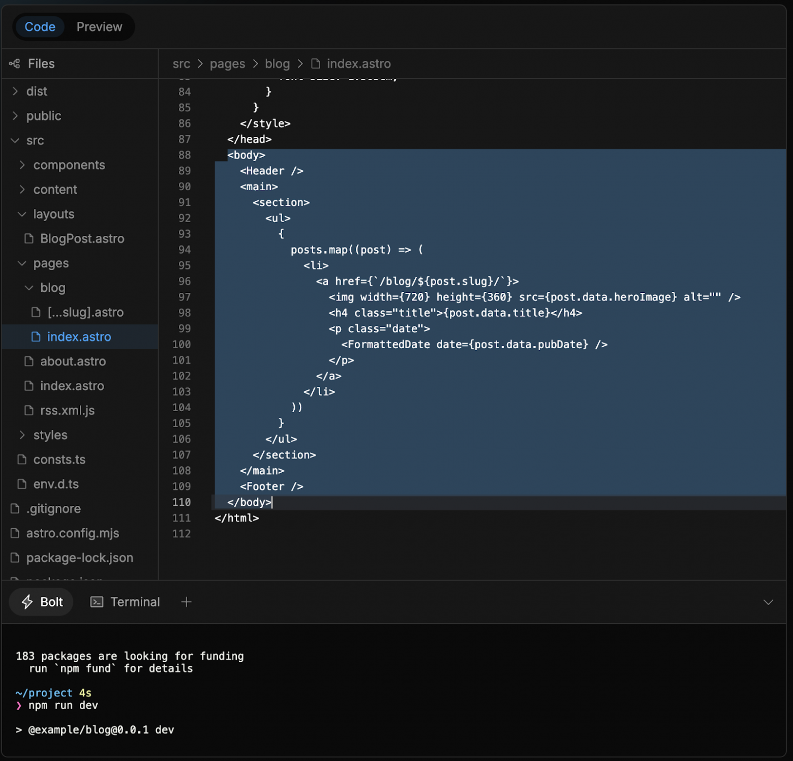 Знакомство с Bolt: подходит ли этот инструмент профессиональным разработчикам? - 9