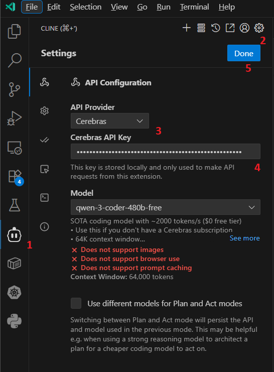 LLM-инференс в 20 раз быстрее, чем на GPU! Как подключить агента-кодера с CLINE и Cerebras - 1