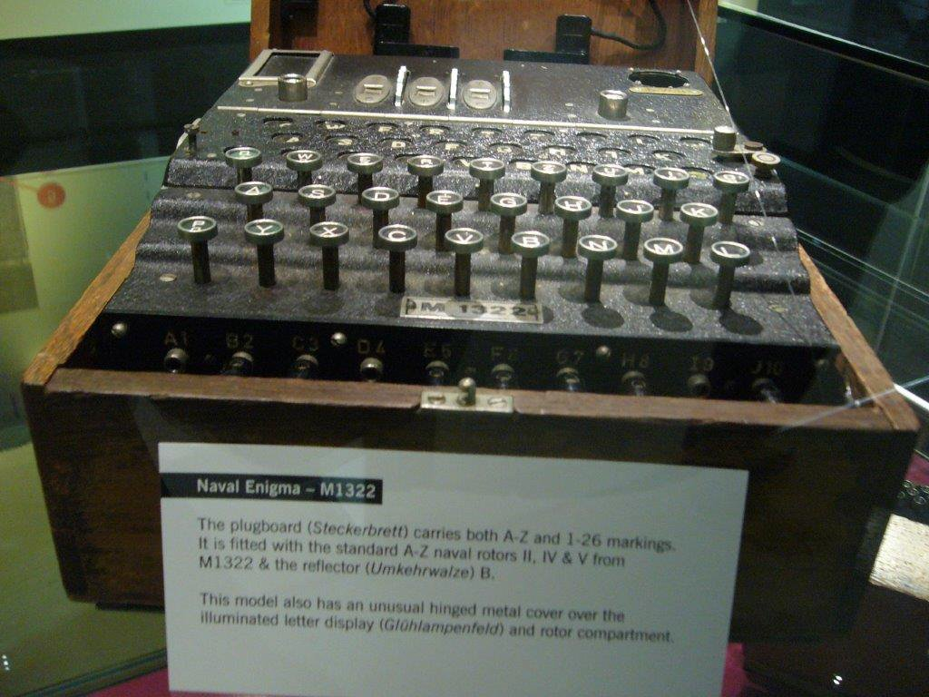 Enigma M2. Источник: Нильс Форхольт, «Изображения Enigma M1 в Блетчли-Парке».