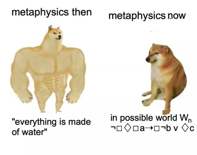 Метафизика тогда и сейчас Метафизика тогда и сейчас