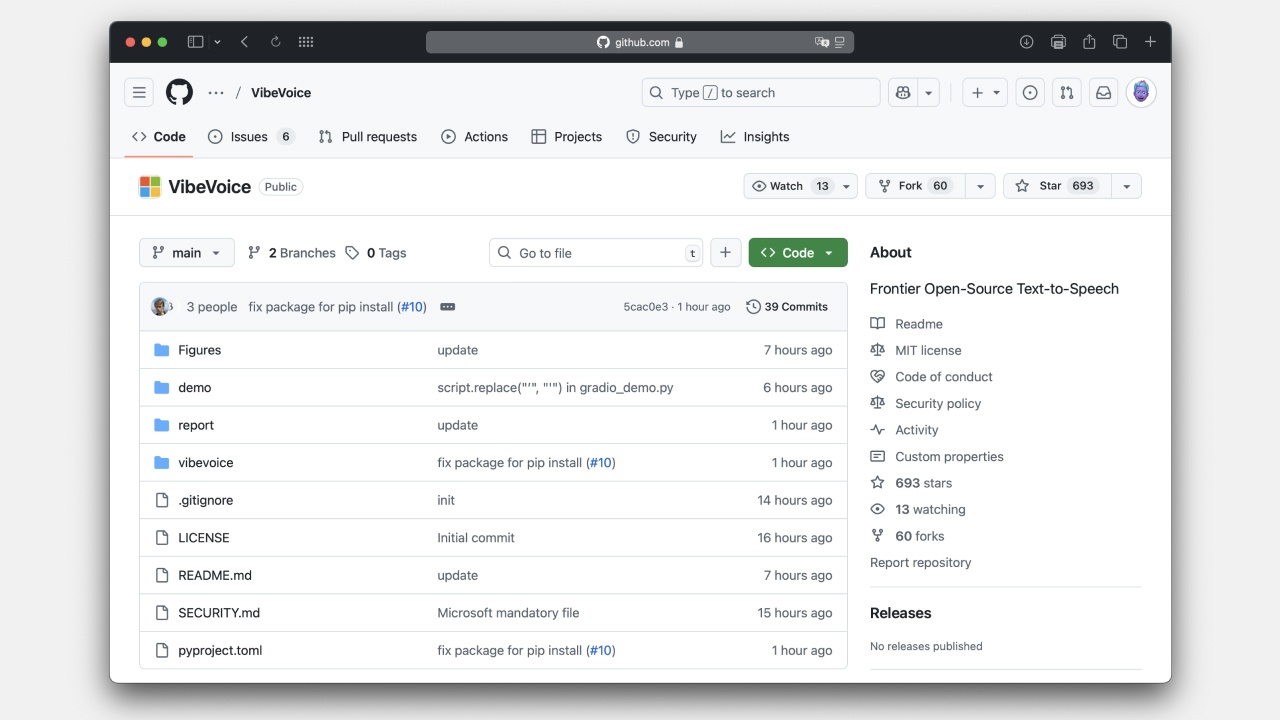 Microsoft выпустила VibeVoice — открытую TTS-модель для генерации диалогов и подкастов продолжительностью до 90 минут - 1
