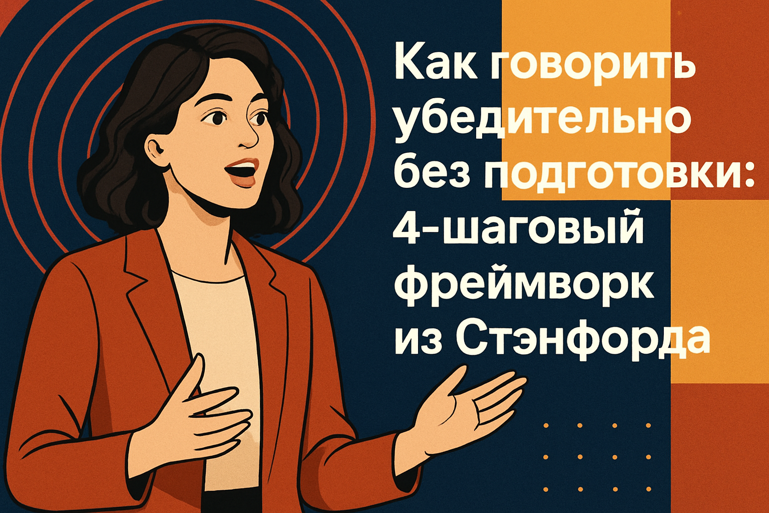 Как говорить убедительно без подготовки: 4-шаговый фреймворк из Стэнфордской высшей школы бизнеса - 1