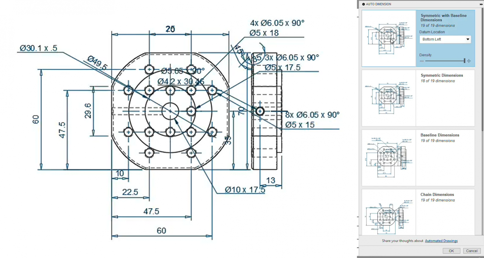 Пример автоматического оформления