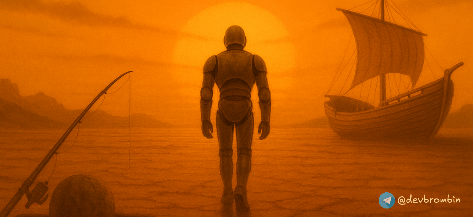 Он больше не бурлак, не рыбак, не Сизиф, а путник, оставивший пустыню позади