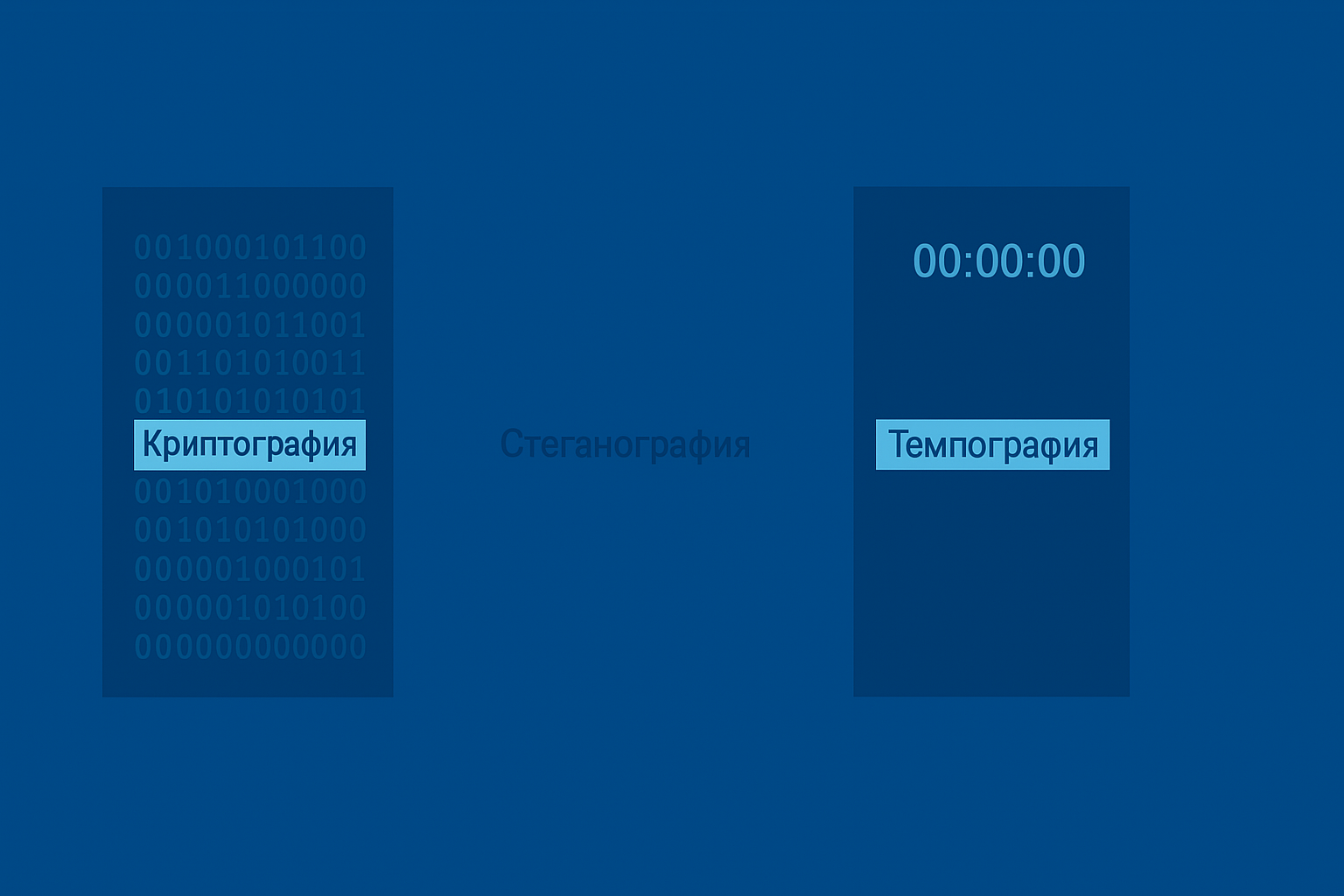 Криптография. Стеганография. Темпография.
