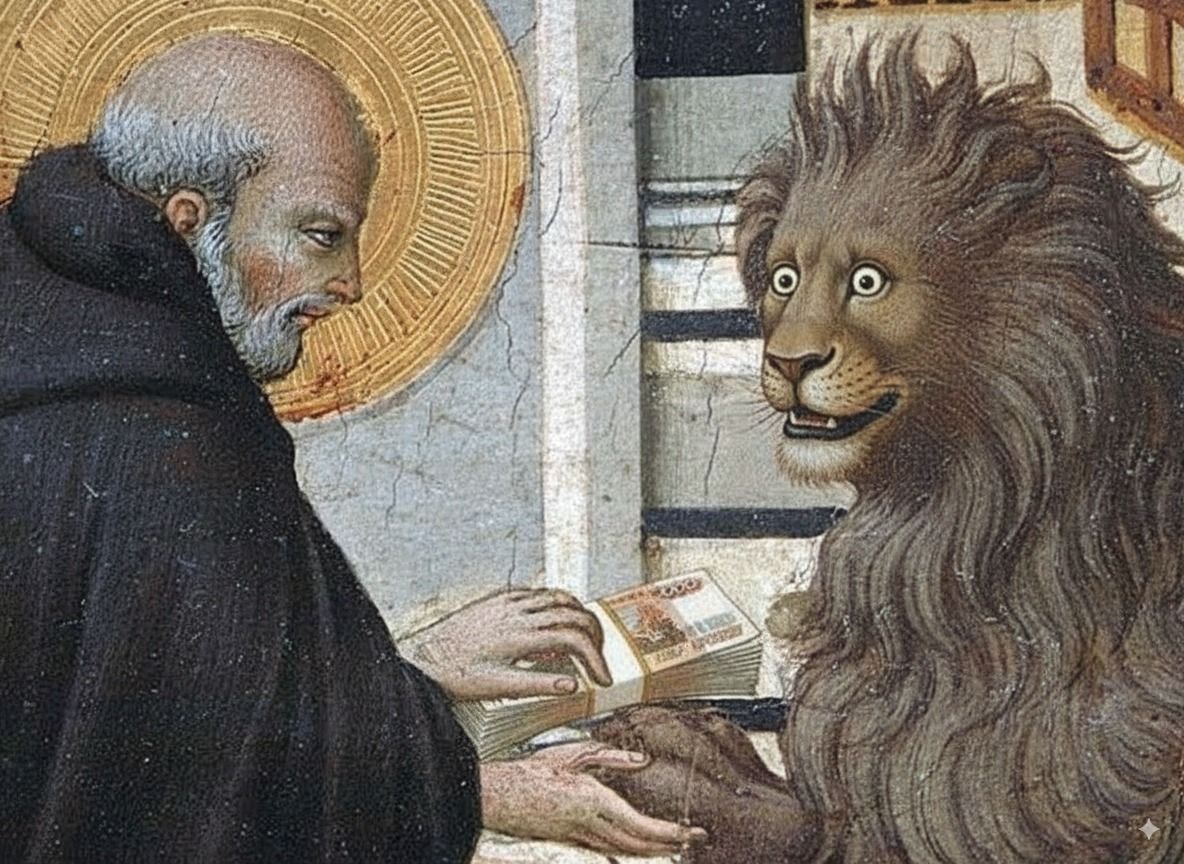 За пару минут пофиксил в нано-банане классический мем таким образом, чтобы бедному лёве наконец-то выдали нормальную зарплату