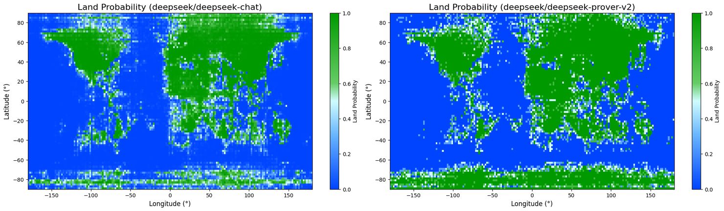 Карта мира от двух моделей DeepSeek. Генри