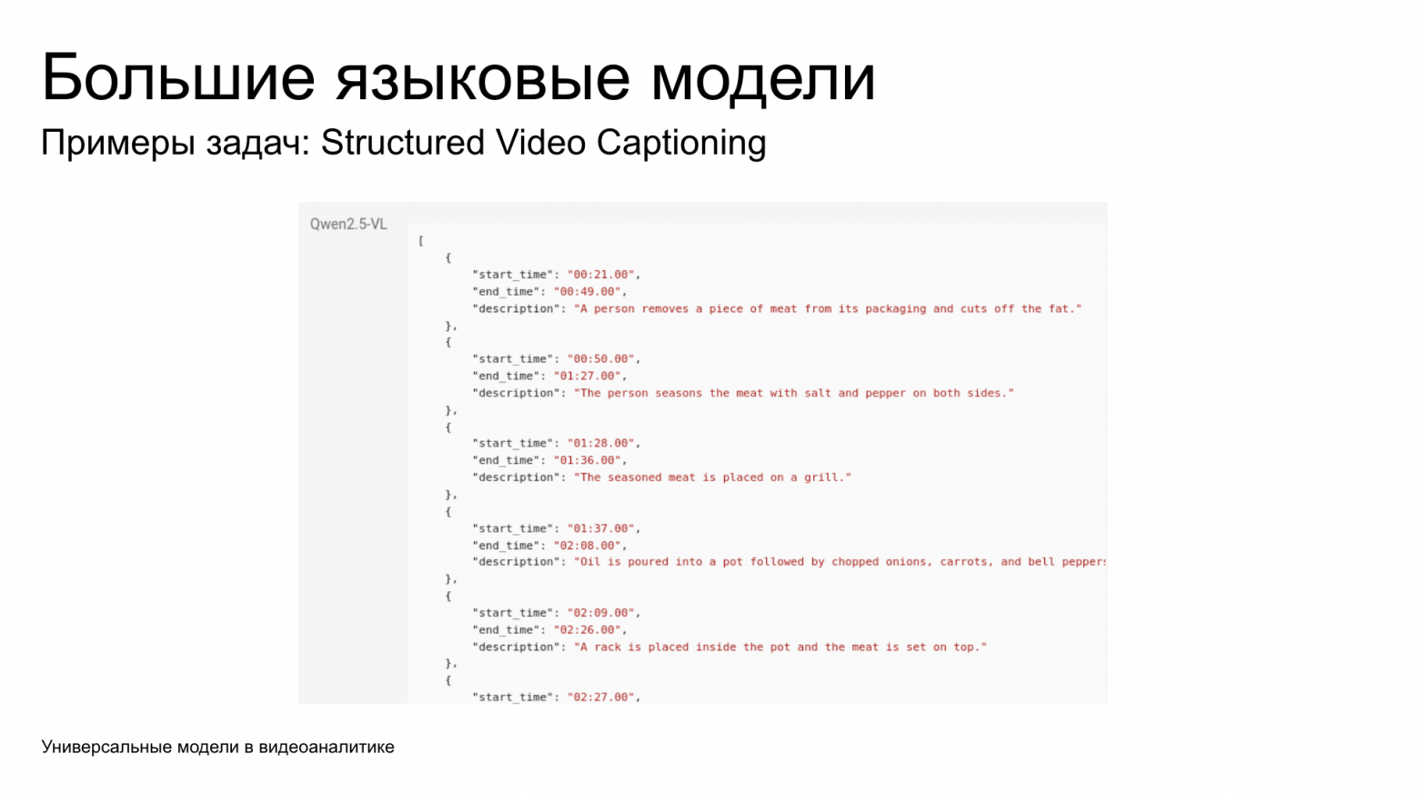 Универсальные модели в видеоаналитике: единый фундамент для множества задач - 11