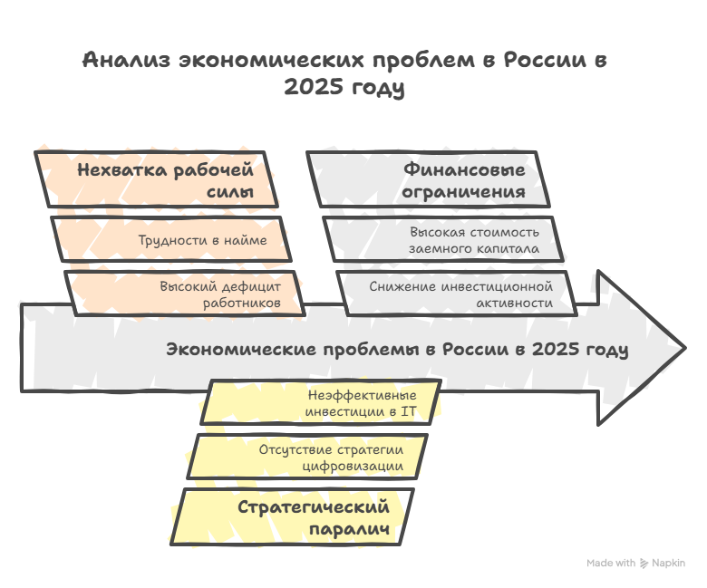 Анализ экономических проблем в России в 2025 году