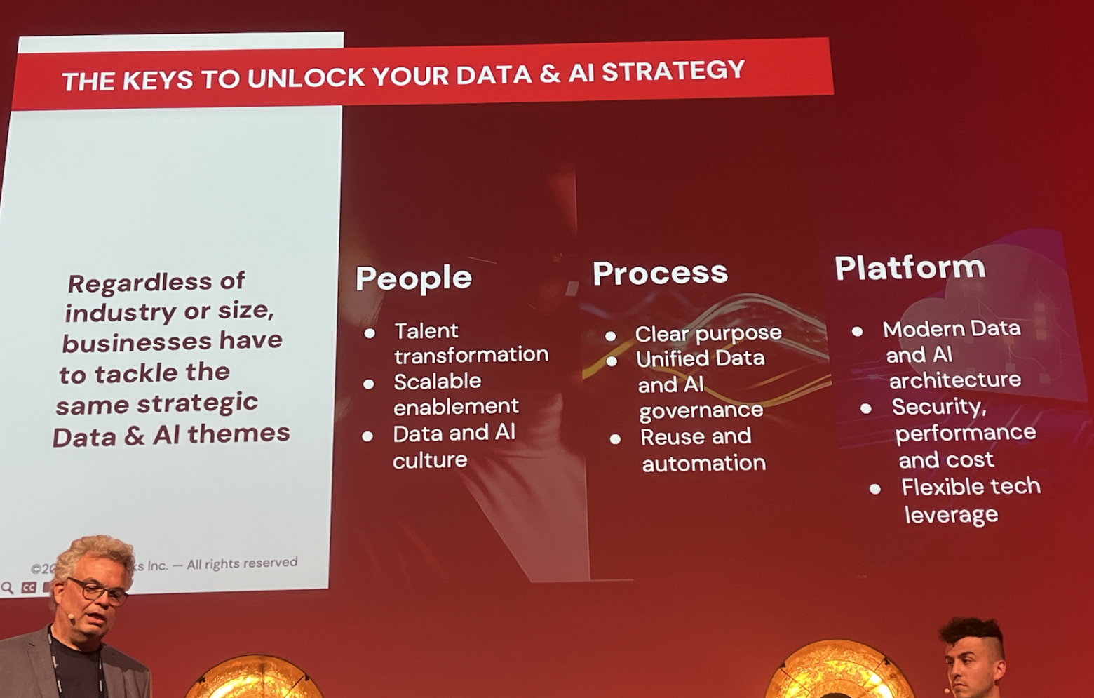 Типичный слайд доклада из серии "как надо делать": замените "AI" на любую другую хайповую тему - и можете смело презентовать на соотвествующей конференции.