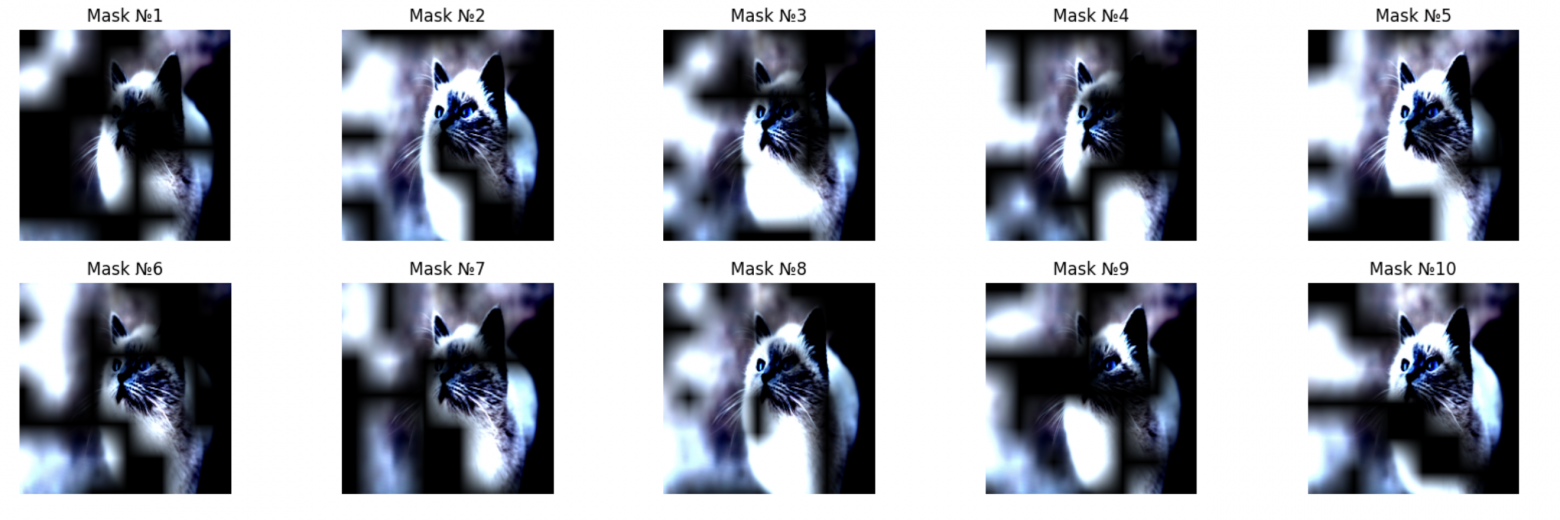 Маски x изображение